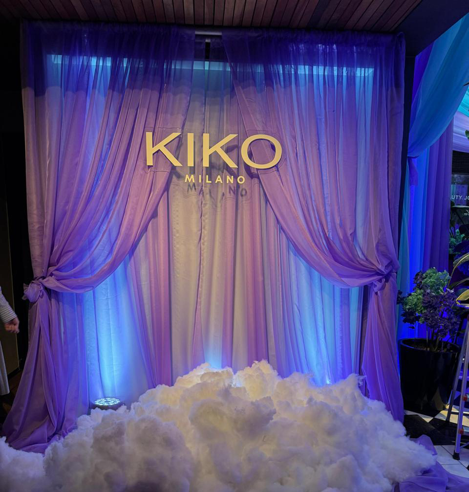 Plintos KIKO Milano en Hotel Magnolia